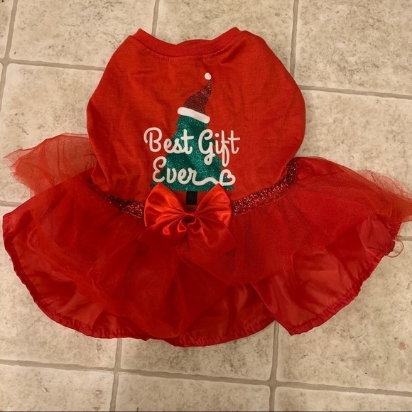 Dog “Best Gift Ever” Dress - Picture 1 of 4